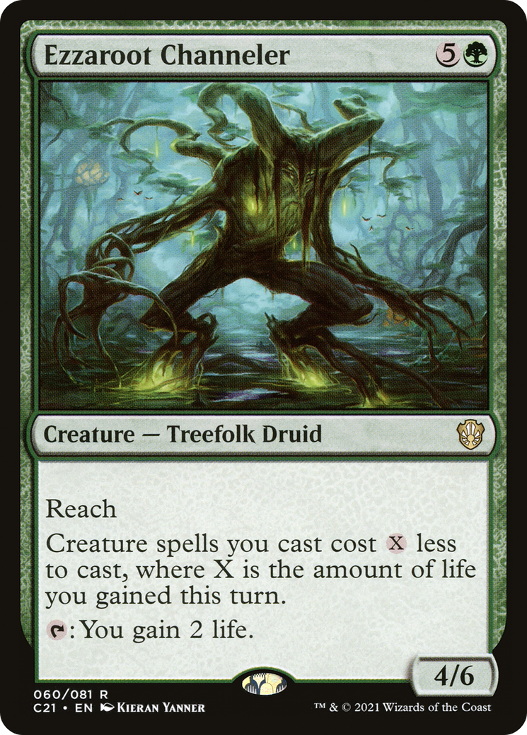 Ezzaroot Channeler (C21-060)  - Commander 2021