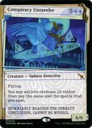 Conspiracy Unraveler (Showcase) (Invisible Ink) (MKM-379)  Foil - Murders at Karlov Manor: (Showcase)