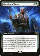 Blessing of Frost (Extended Art) (KHM-362)  Foil - Kaldheim
