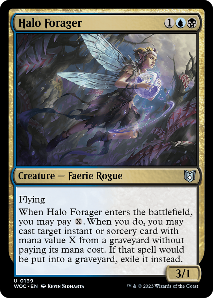 Halo Forager (WOC-139)  - Wilds of Eldraine Commander