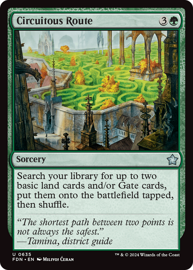 Circuitous Route (FDN-635)  - Foundations
