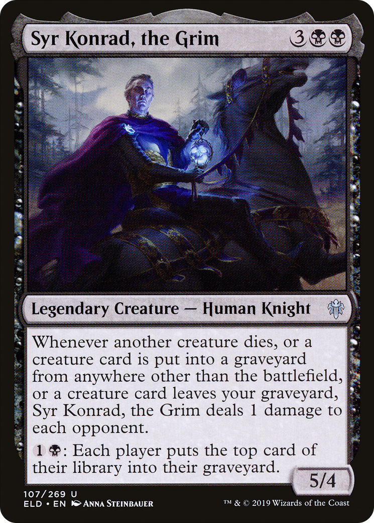 Syr Konrad, the Grim (ELD-107)  Foil - Throne of Eldraine