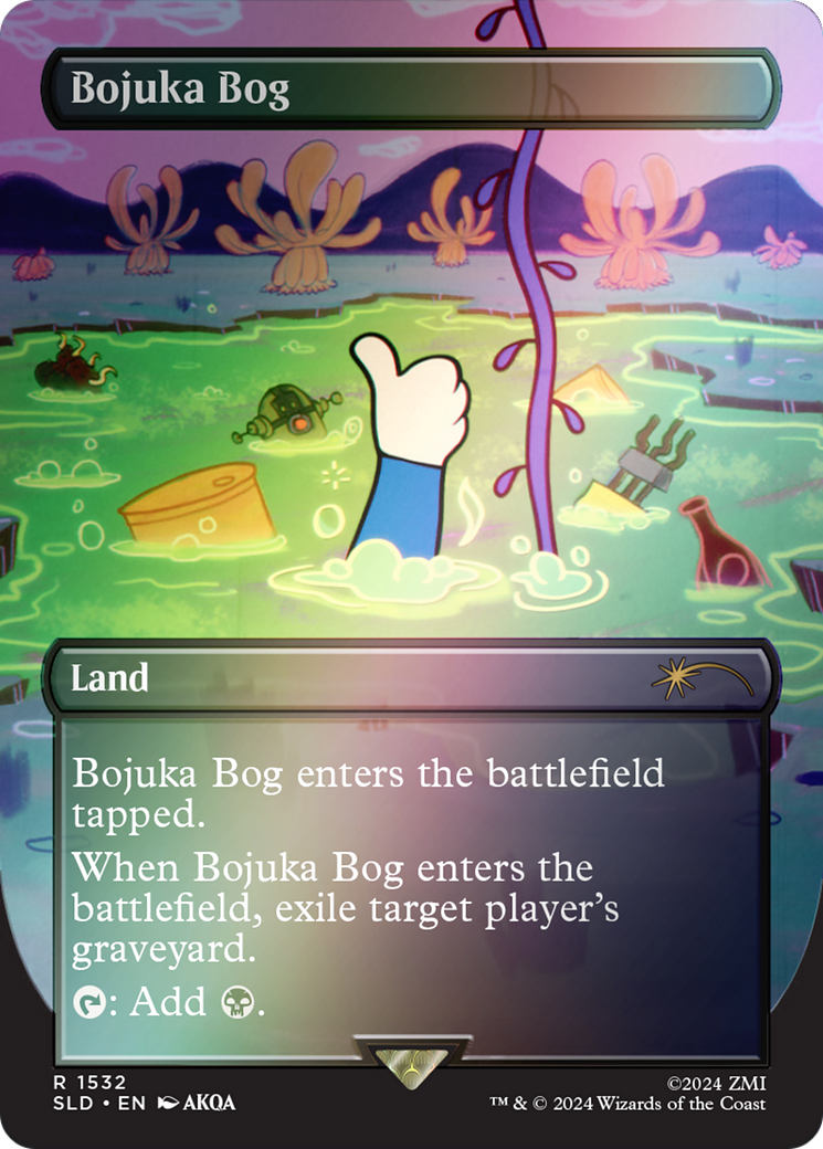 Bojuka Bog (Rainbow Foil) (SLD-1532)  Foil - Secret Lair Drop (Borderless)