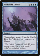 Blue Sun's Zenith (MBS-020)  Foil - Mirrodin Besieged