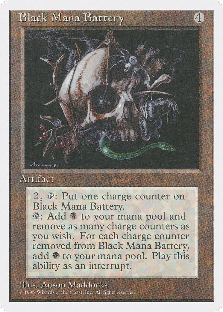Black Mana Battery (4ED-)  - Fourth Edition
