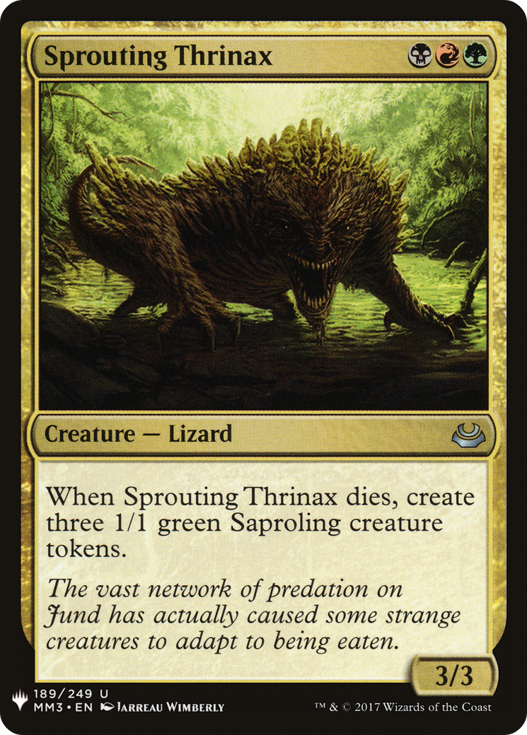 Sprouting Thrinax (LIST-189)  - The List