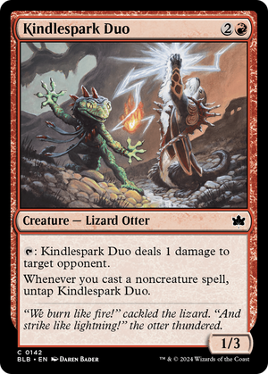 Kindlespark Duo (BLB-142)  Foil - Bloomburrow