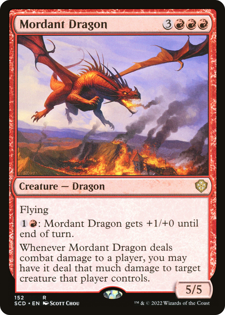 Mordant Dragon (SCD-152)  - Starter Commander Decks