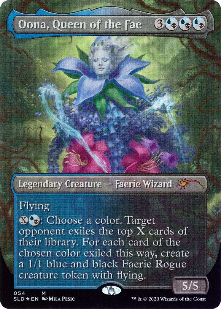 Oona, Queen of the Fae (SLD-054)  Foil - Secret Lair Drop (Borderless)