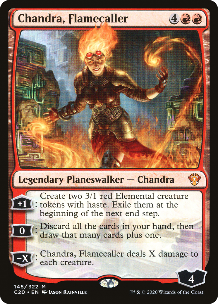 Chandra, Flamecaller (C20-145)  - Commander 2020