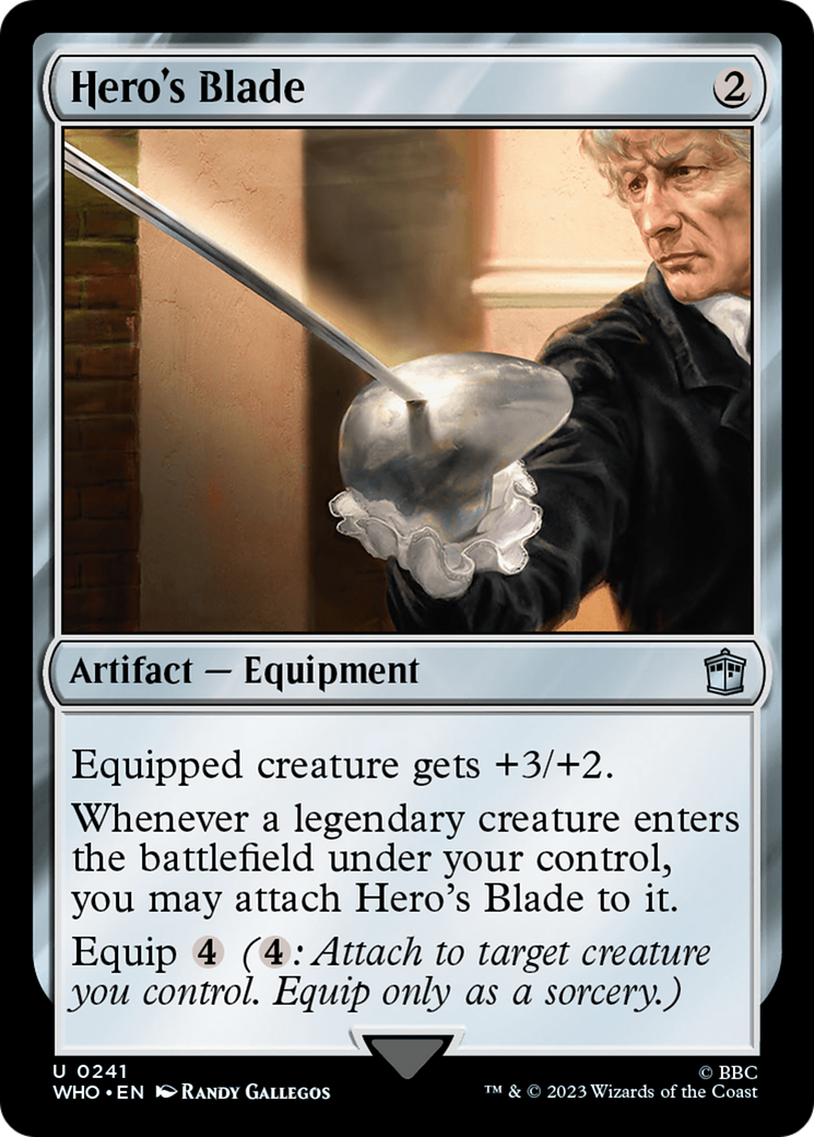 Hero's Blade (WHO-241)  - Doctor Who