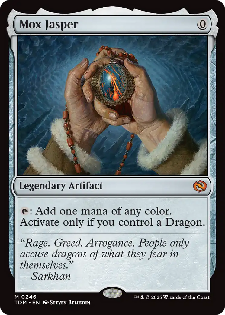 Mox Jasper (TDM-246)  Foil - Tarkir: Dragonstorm