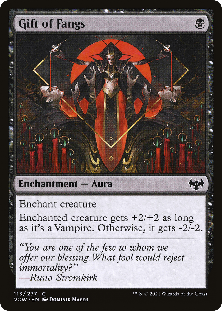 Gift of Fangs (VOW-113)  - Innistrad: Crimson Vow