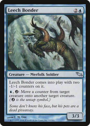 Leech Bonder (SHM-043)  Foil - Shadowmoor
