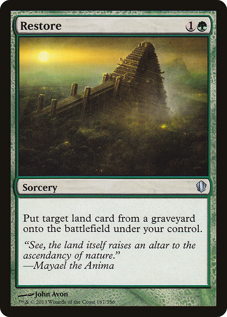 Restore (C13-167)  - Commander 2013