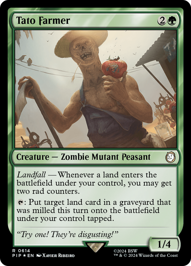 Tato Farmer (Surge Foil) (PIP-614)  Foil - Fallout