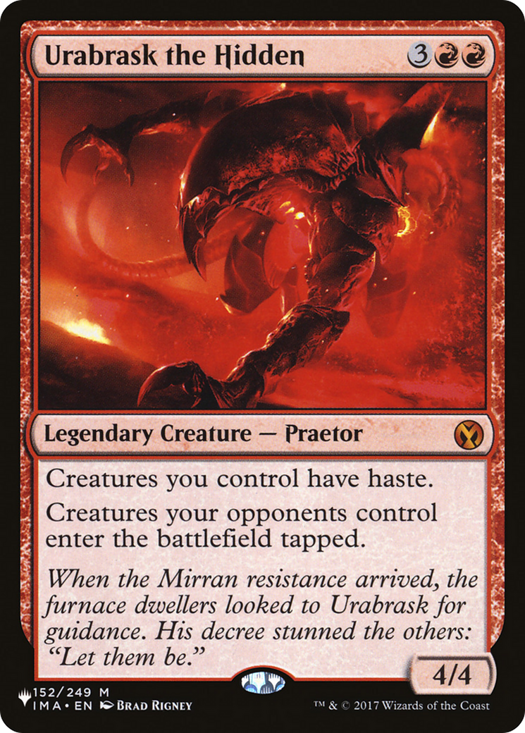 Urabrask the Hidden (LIST-152/249)  - The List