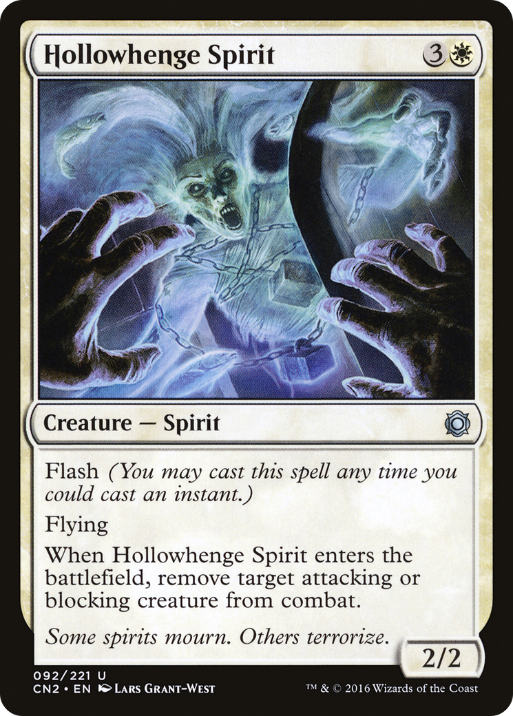 Hollowhenge Spirit (CN2-092)  - Conspiracy: Take the Crown