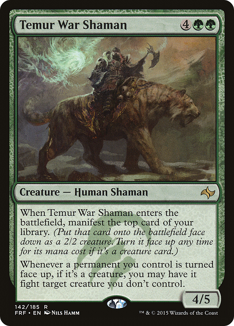 Temur War Shaman (FRF-142)  Foil - Fate Reforged