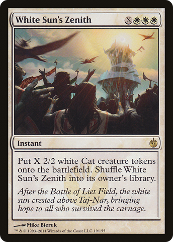 White Sun's Zenith (MBS-019)  Foil - Mirrodin Besieged
