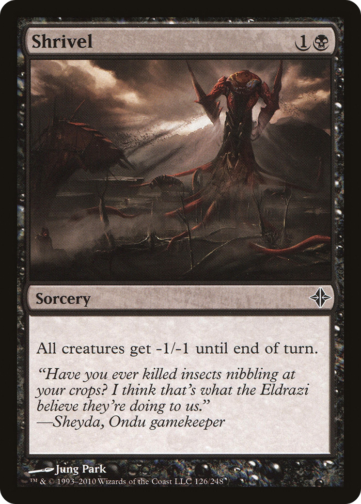 Shrivel (ROE-126)  - Rise of the Eldrazi