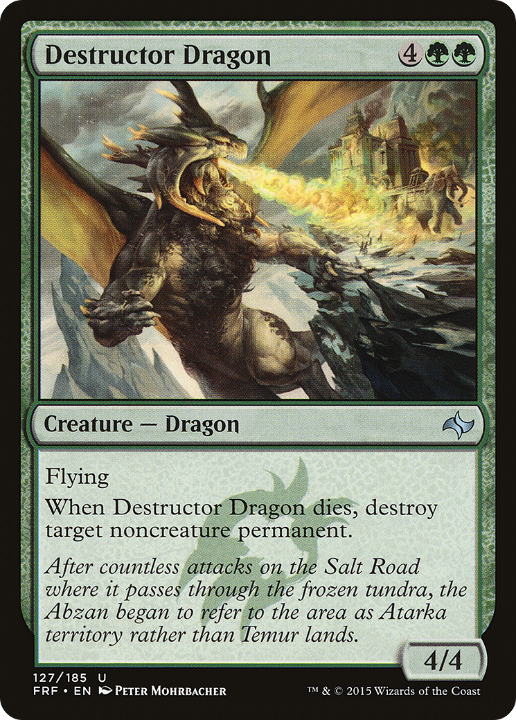 Destructor Dragon (FRF-127)  Foil - Fate Reforged