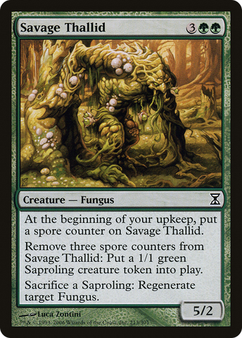 Savage Thallid (TSP-213)  Foil - Time Spiral