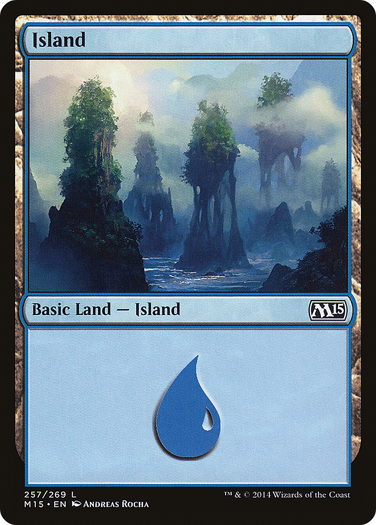 Island (257) (M15-257)  Foil - Magic 2015