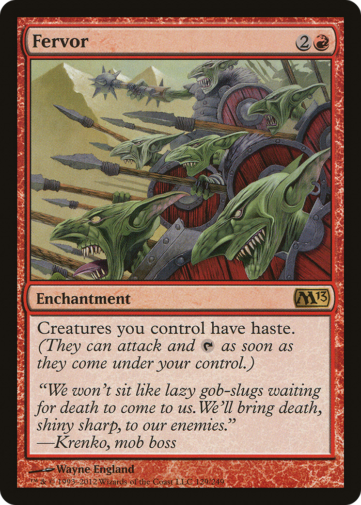 Fervor (M13-129)  Foil - Magic 2013