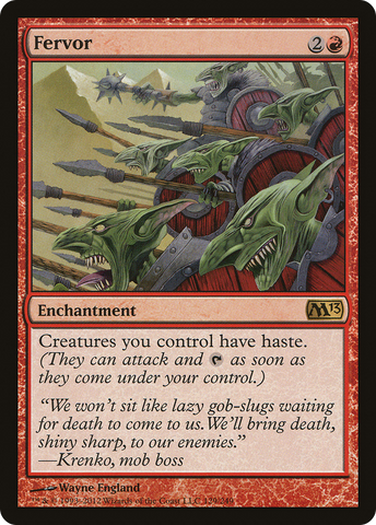 Fervor (M13-129)  - Magic 2013