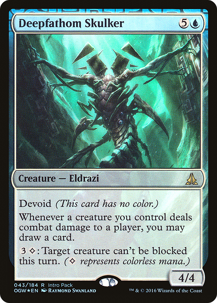 Deepfathom Skulker (UMP-043)  Foil - Oath of the Gatewatch Promos: (devoid)