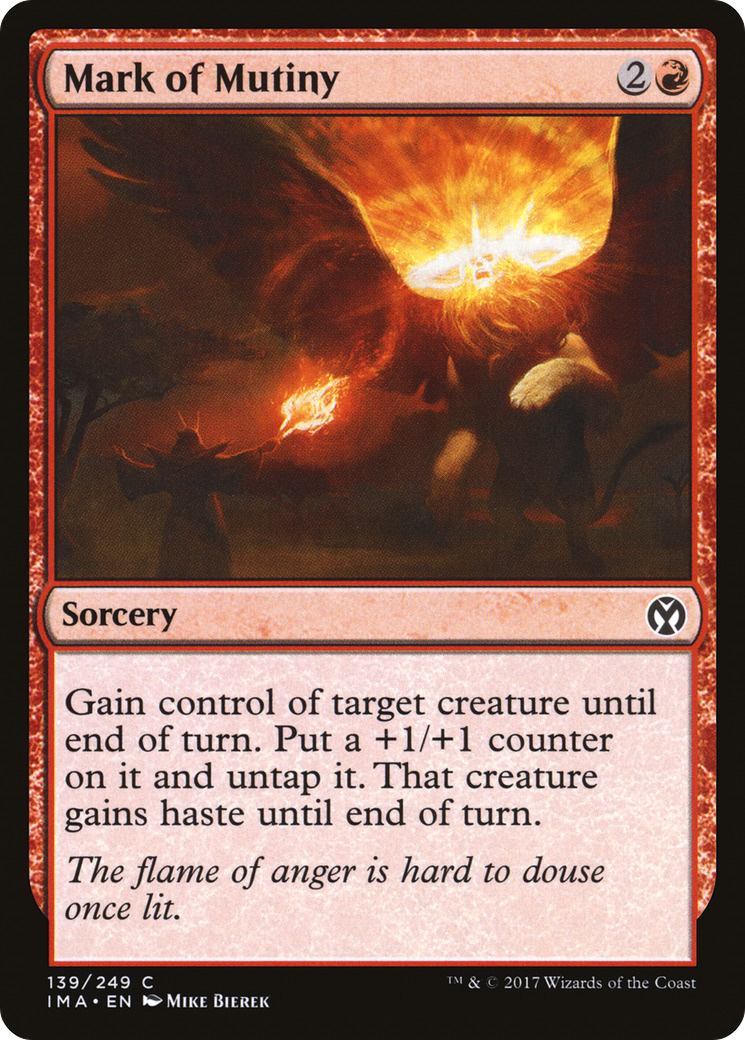 Mark of Mutiny (IMA-139)  Foil - Iconic Masters