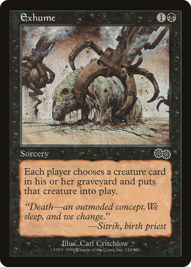 Exhume (USG-134)  - Urza's Saga