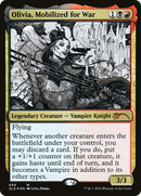 Olivia, Mobilized for War (Sketch Showcase) (SLD-699) - Secret Lair Drop Foil