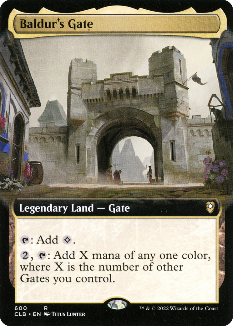 Baldur's Gate (Extended Art) (CLB-600)  Foil - Commander Legends: Battle for Baldur's Gate: (Extended Art)