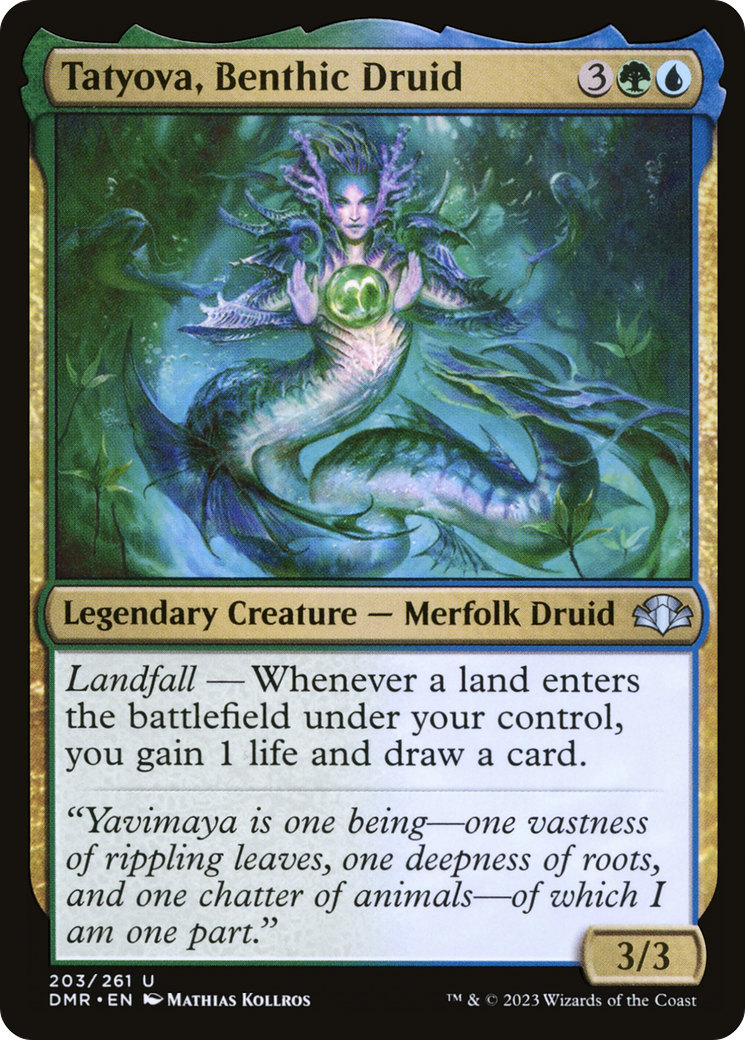 Tatyova, Benthic Druid (DMR-203)  - Dominaria Remastered