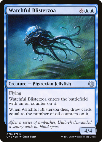Watchful Blisterzoa (ONE-078)  - Phyrexia: All Will Be One