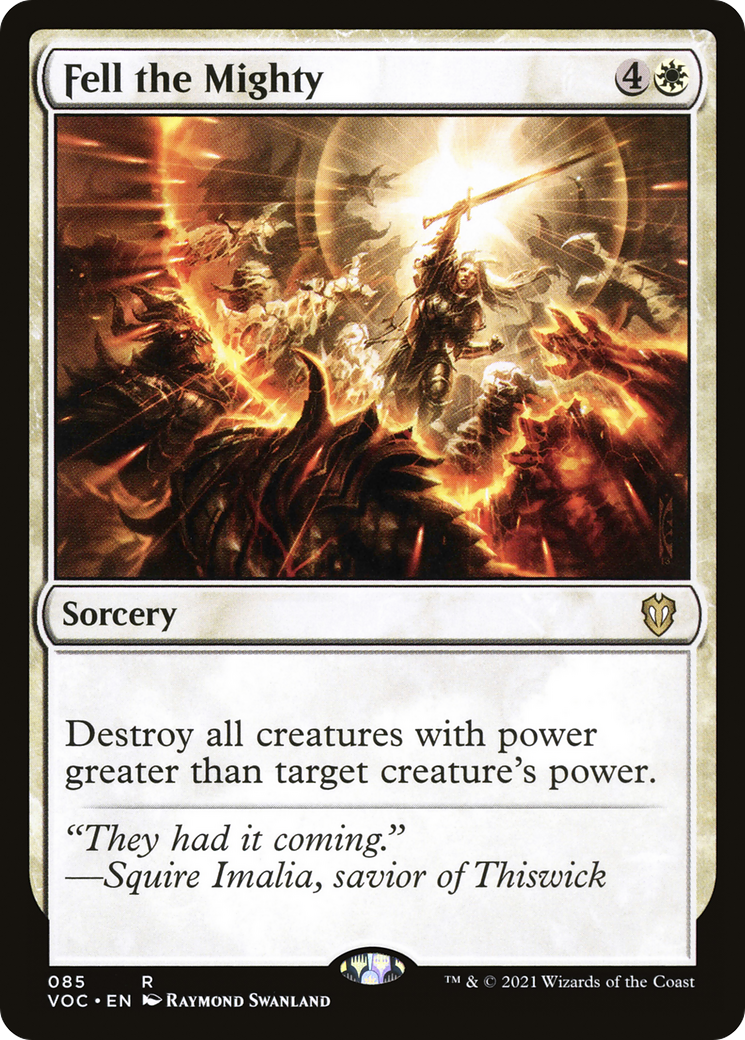 Fell the Mighty (VOC-085)  - Crimson Vow Commander