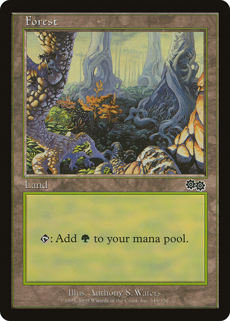 Forest (349) (USG-349)  - Urza's Saga