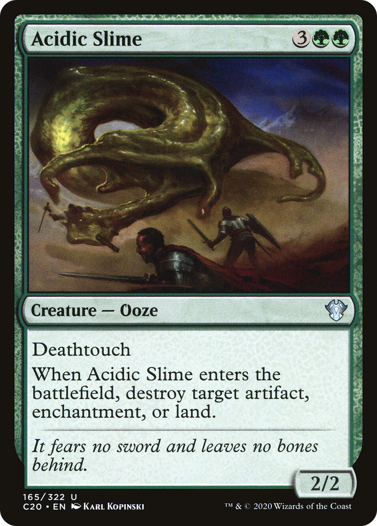 Acidic Slime (C20-165)  - Commander 2020