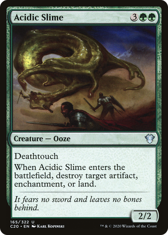 Acidic Slime (C20-165)  - Commander 2020
