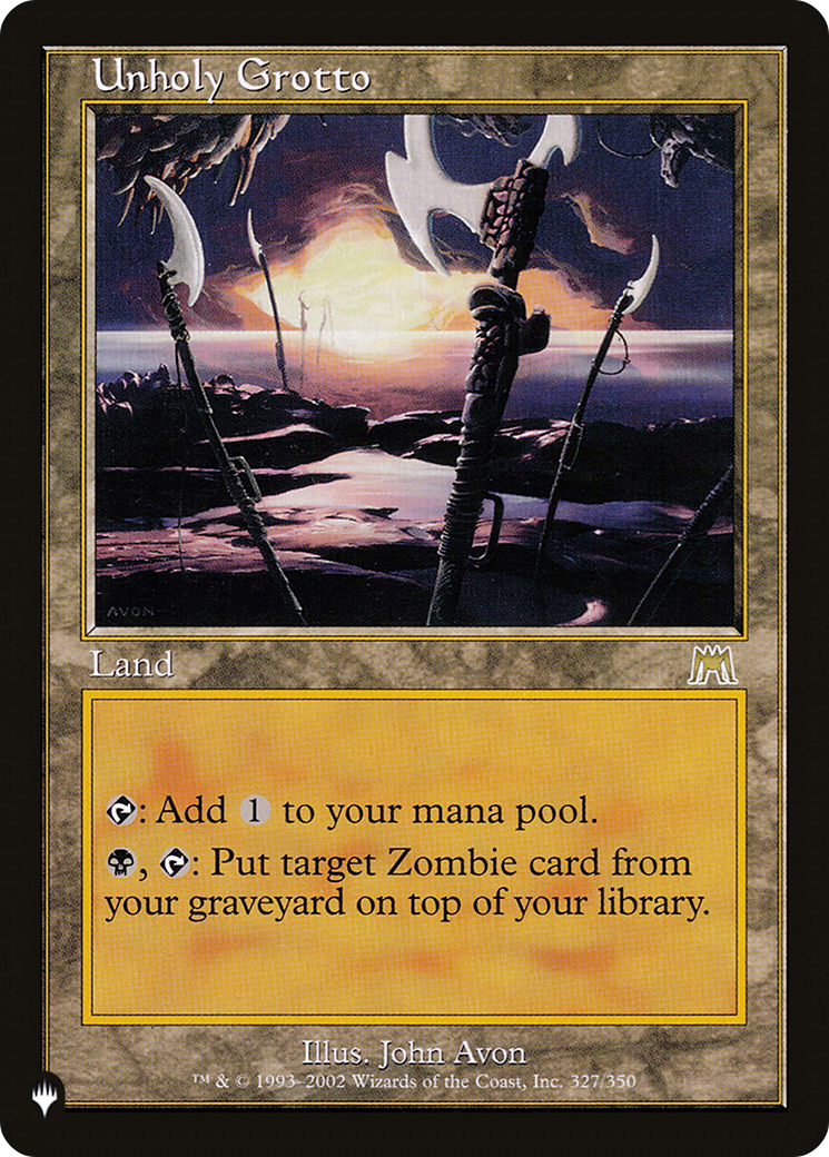 Unholy Grotto (LIST-327/350)  - The List