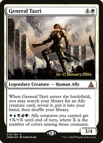 General Tazri (PRE-019)  Foil - Oath of the Gatewatch Promos