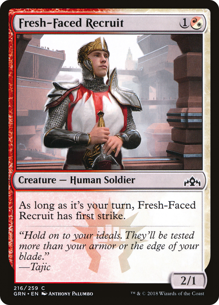 Fresh-Faced Recruit (GRN-216)  - Guilds of Ravnica