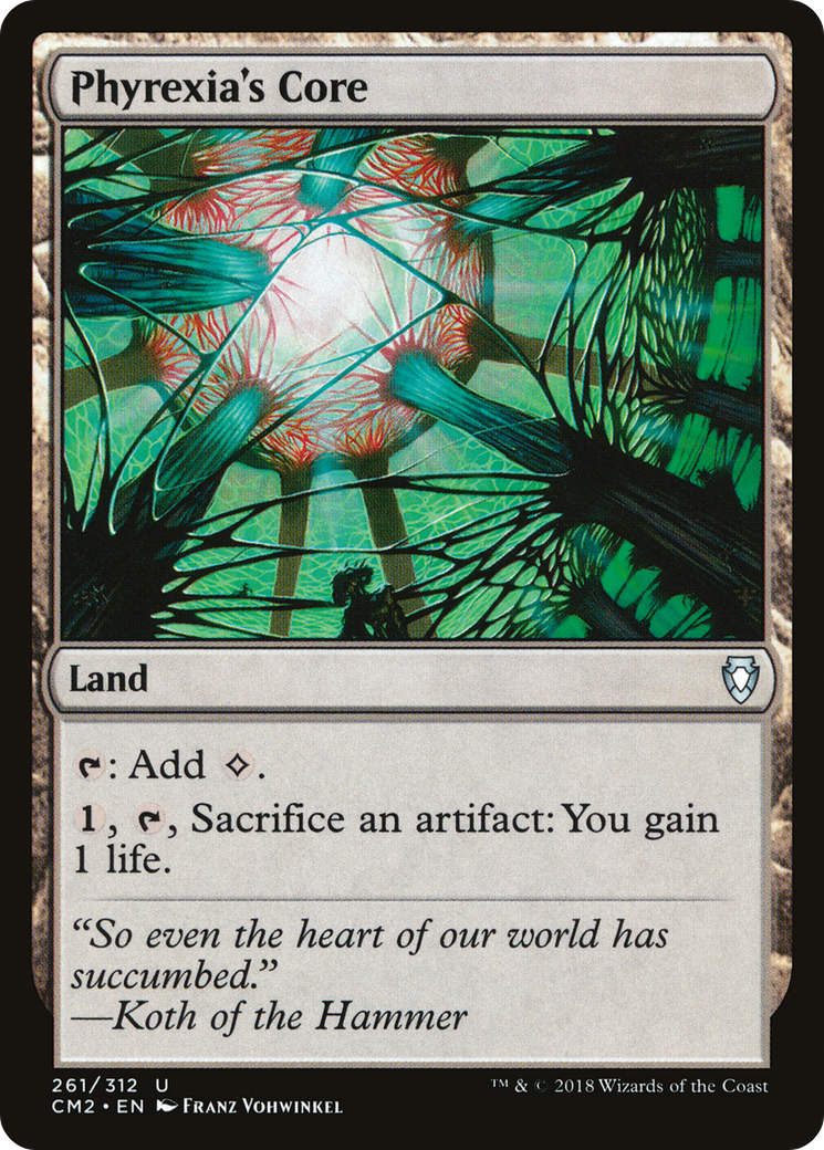 Phyrexia's Core (CM2-261)  - Commander Anthology Volume II
