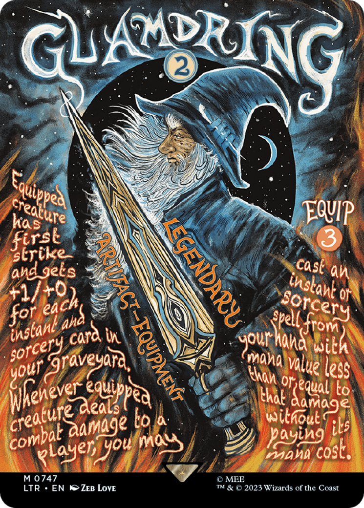 Glamdring (Borderless Poster) (LTR-747)  - The Lord of the Rings: Tales of Middle-earth