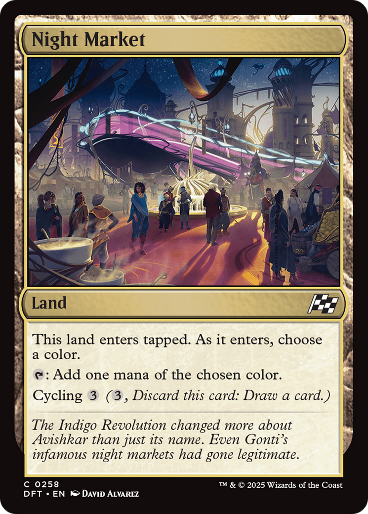 Night Market (DFT-258)  Foil - Aetherdrift
