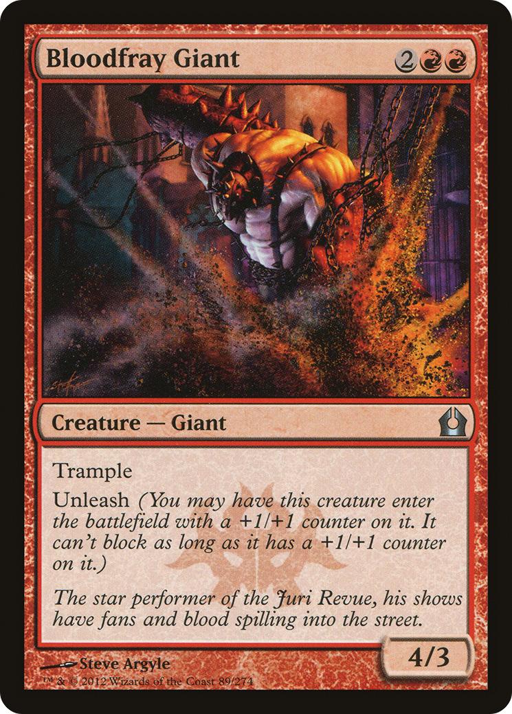 Bloodfray Giant (RTR-089)  Foil - Return to Ravnica