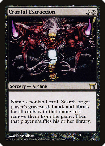 Cranial Extraction (CHK-105)  Foil - Champions of Kamigawa