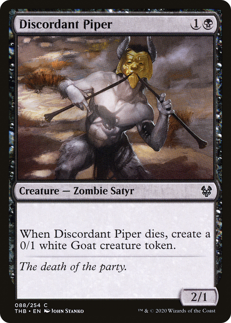 Discordant Piper (THB-088)  - Theros Beyond Death